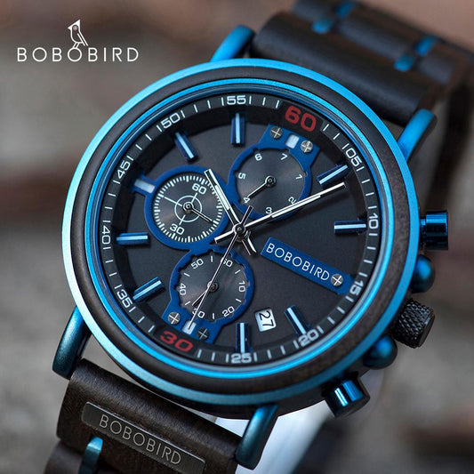 New Wooden Watch Men Top Brand Luxury