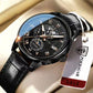 Men Watch 2022 New Fashion Leather Waterproof Luminous