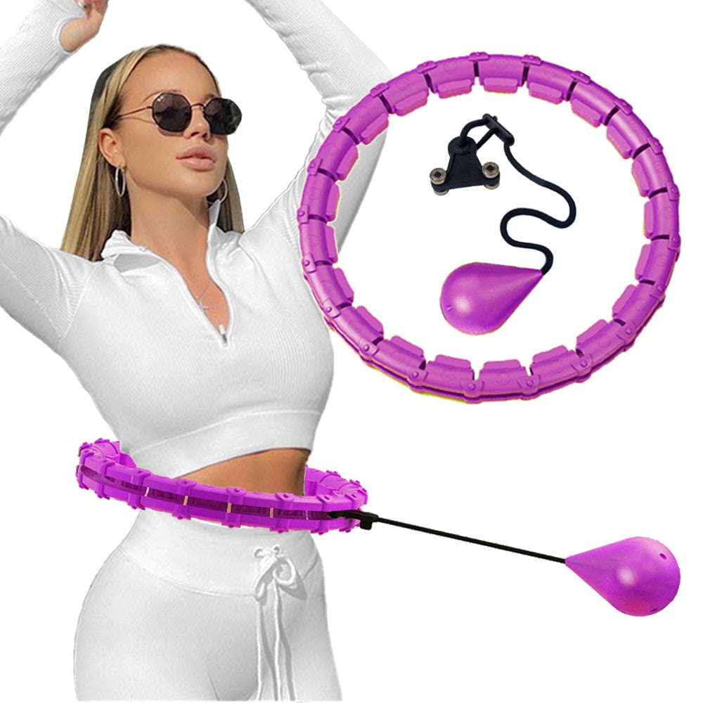 Thin Waist Exercise Detachable Massage Hoops