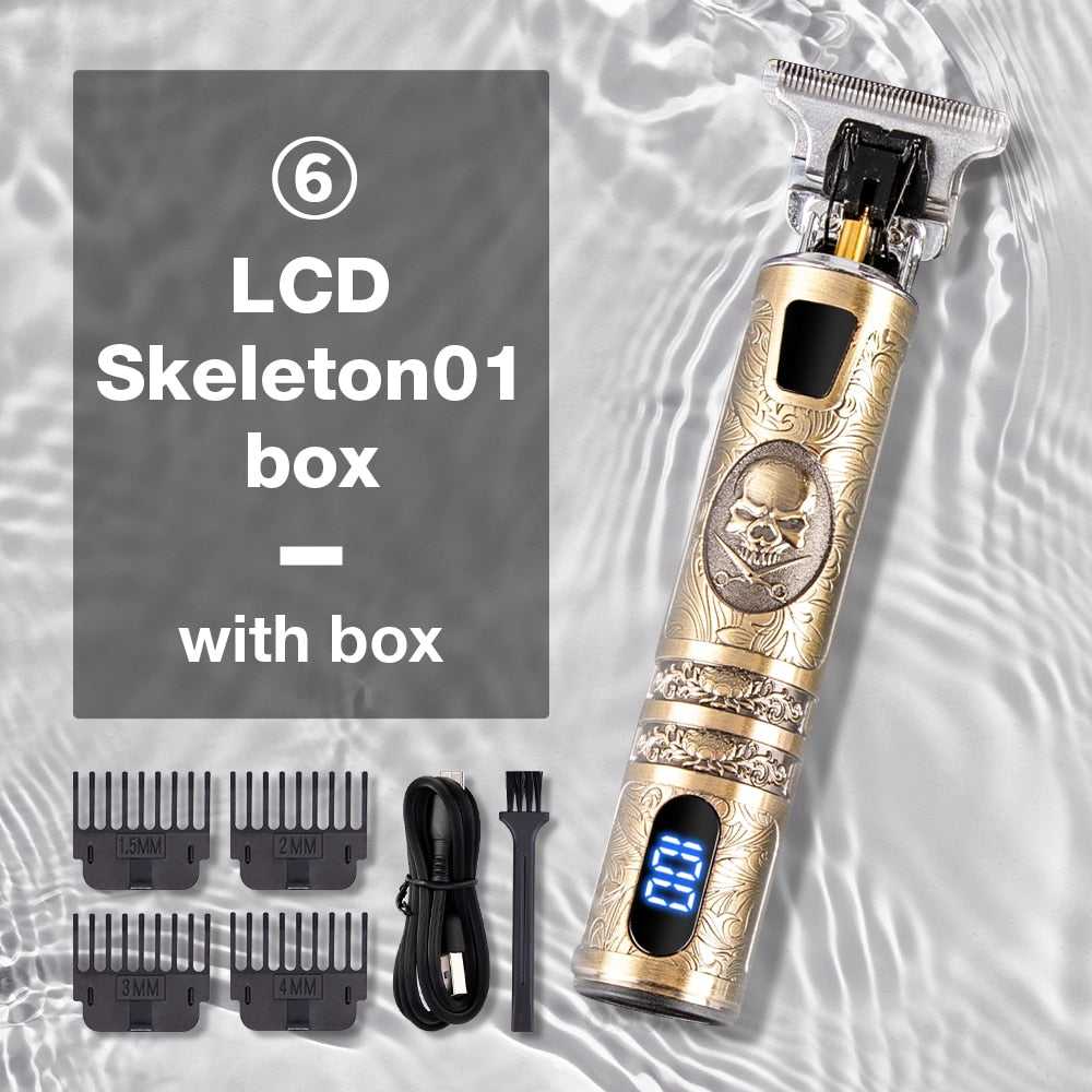 Hair Cutting Machine T9 Vintage Hair Trimmer for Men Barber Clippers