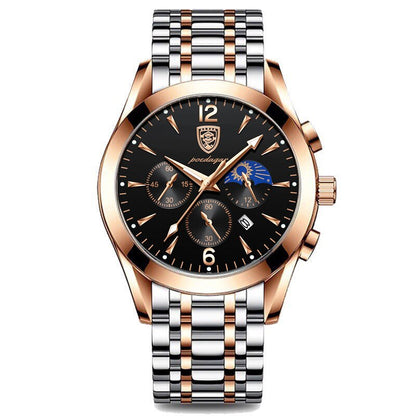 Men watch sport decoration function steel band waterproof
