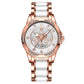 Women Watch Luxury Quartz Diamond Rose Gold