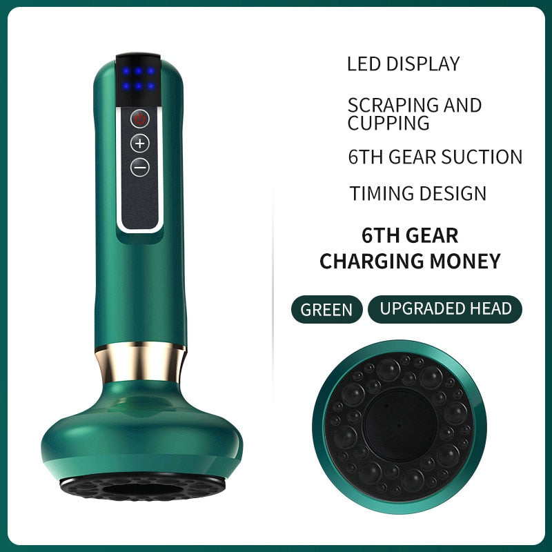 Neck Meridian Scraping Micro Electric Heating Beauty Instrument - TEXVIN