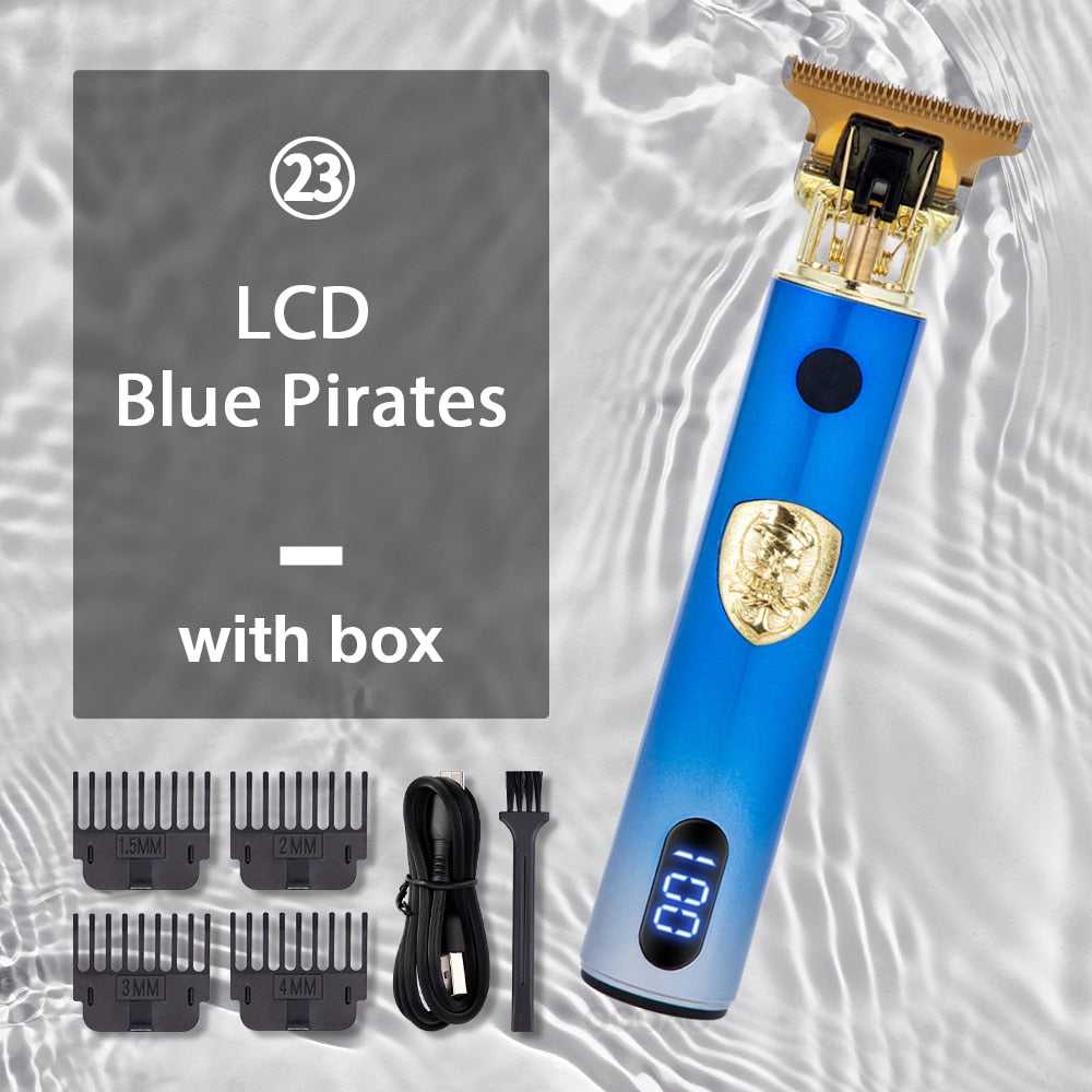 Hair Cutting Machine T9 Vintage Hair Trimmer for Men Barber Clippers
