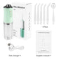 Oral Irrigator USB Rechargeable 3 Modes Dental Water 6 Jets 240ml Portable Water Thread For Teeth Stone Removal