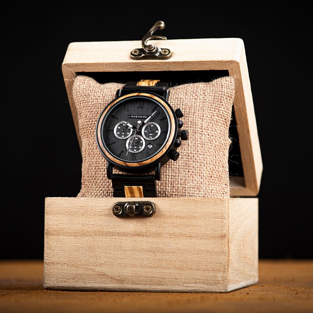 Watch for Men Luxury Lightweight Wood