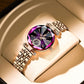 Watch for Women Luxury Jewelry Design Rose Gold Steel