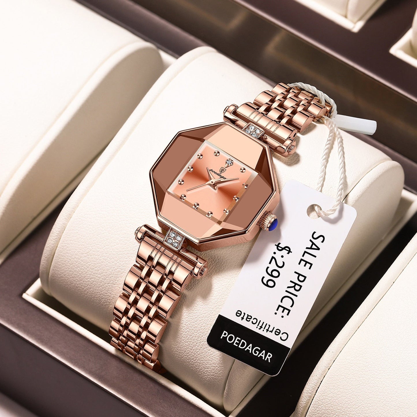 Women Watch Fashion Luxury Stainless Stain Waterproof