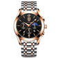 Men watch sport decoration function steel band waterproof