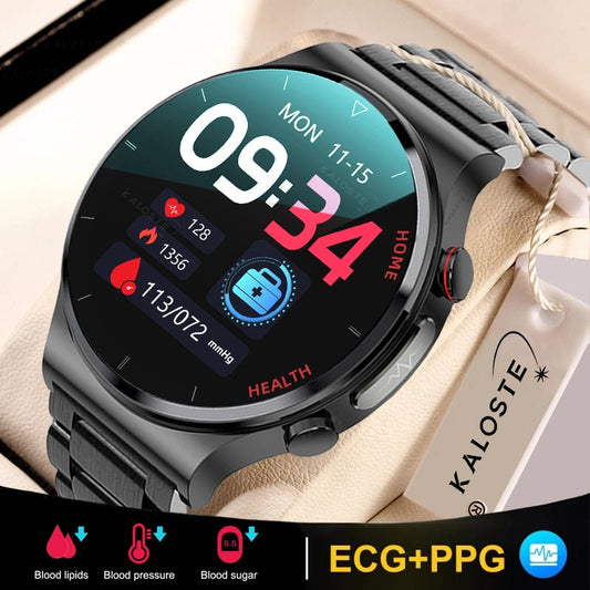 2022 New smart watch men laser health rate blood