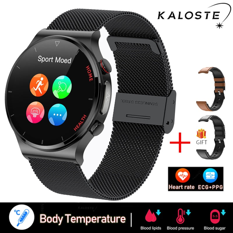 2022 New smart watch men laser health rate blood