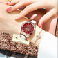 Women Watch Luxury Quartz Diamond Rose Gold