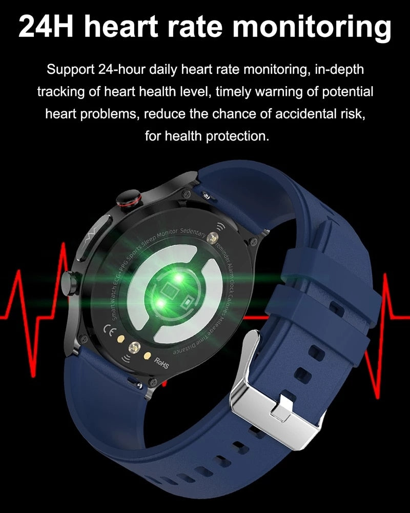 New Health Smart Watch Men ECG+PPG Heart Rate