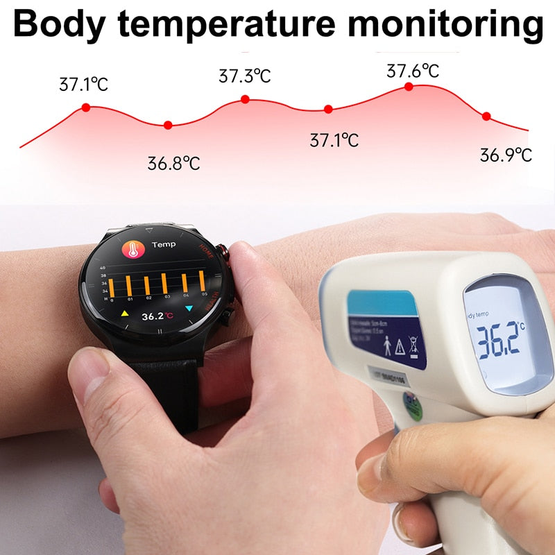 2022 New smart watch men laser health rate blood