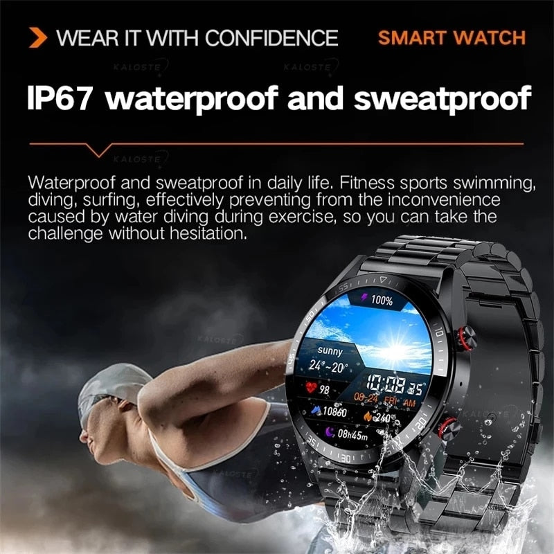 New Smart Watch Men 454*454 AMOLED Always