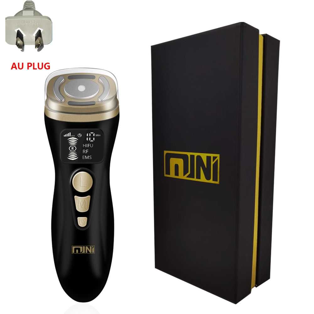 Black Magic Mini HIFU Machine Ultrasound Tightening Skin Care Wrinkle Remove