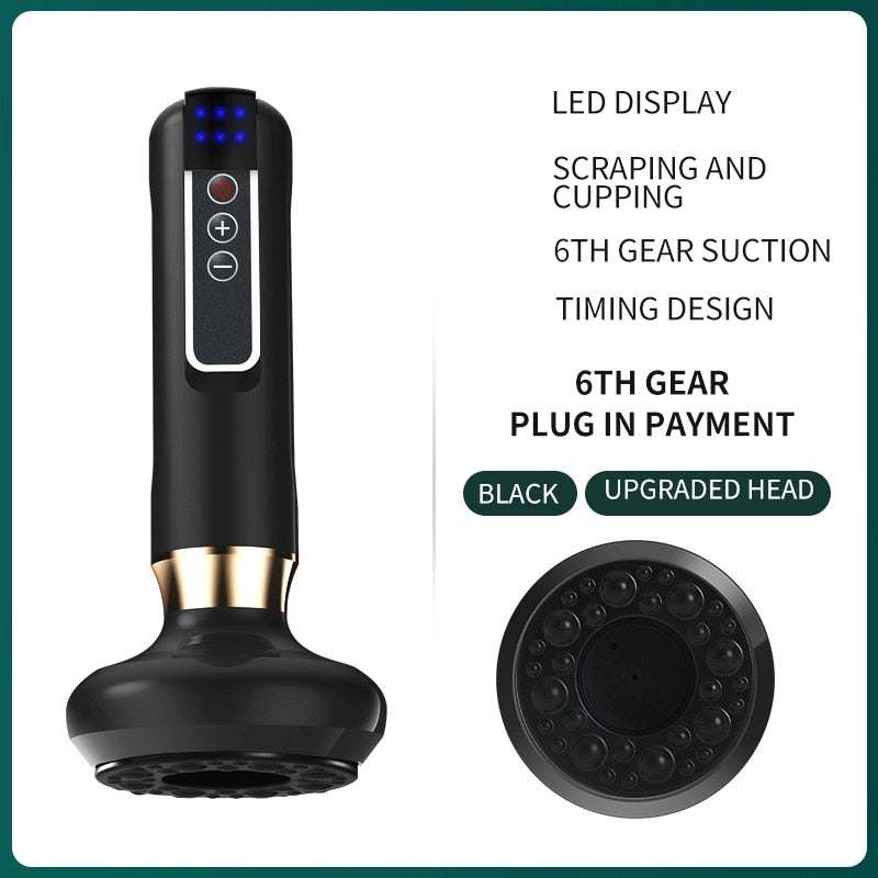 Neck Meridian Scraping Micro Electric Heating Beauty Instrument - TEXVIN