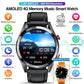 454*454 HD screen smart watch always display the time bluetooth