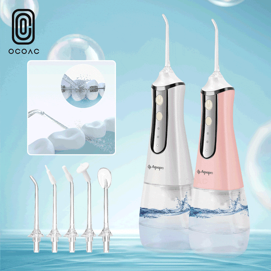 3 Modes Oral Irrigator Dental Water 5 Jets Thread 300ml For Teeth Stone
