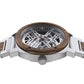 Luxury Men Watch Wooden 45mm Skeleton Automatic