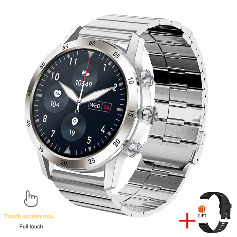 2022 New Full Touch Screen Smart Watch Men Bluetooth Call