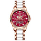 Women Watch Luxury Quartz Diamond Rose Gold