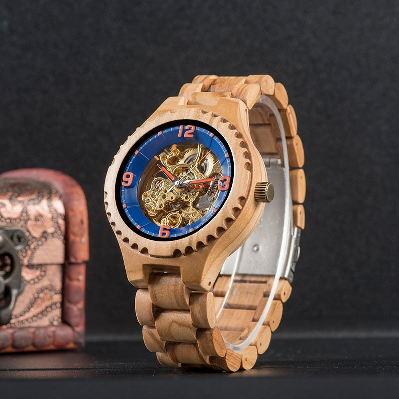 Wood Watch Men Luxury Brand Automatic