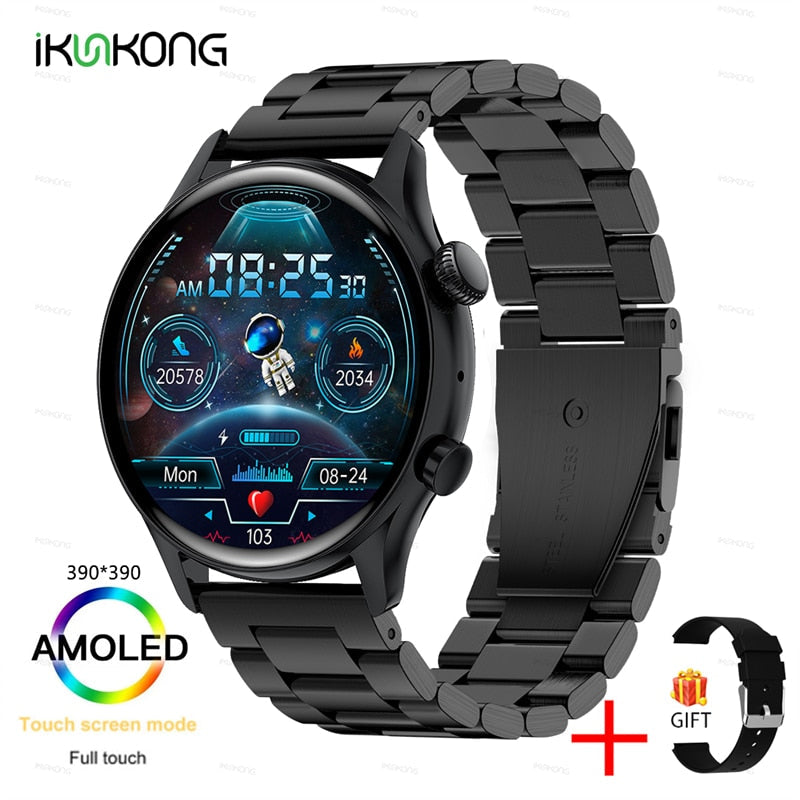 2022 New smart watch mens 1.36 inch Screen Support