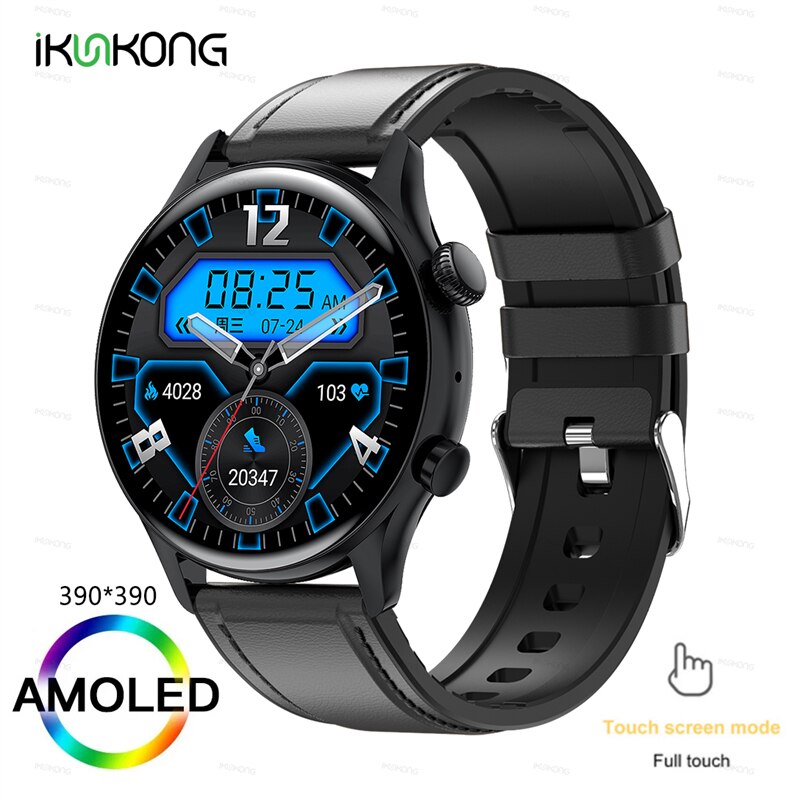 2022 New smart watch mens 1.36 inch Screen Support