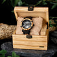 Men Watch Wooden Luxury Skeleton Automatic