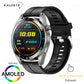 New AMOLED Screen Smart Watch Men Bluetooth Call 8G