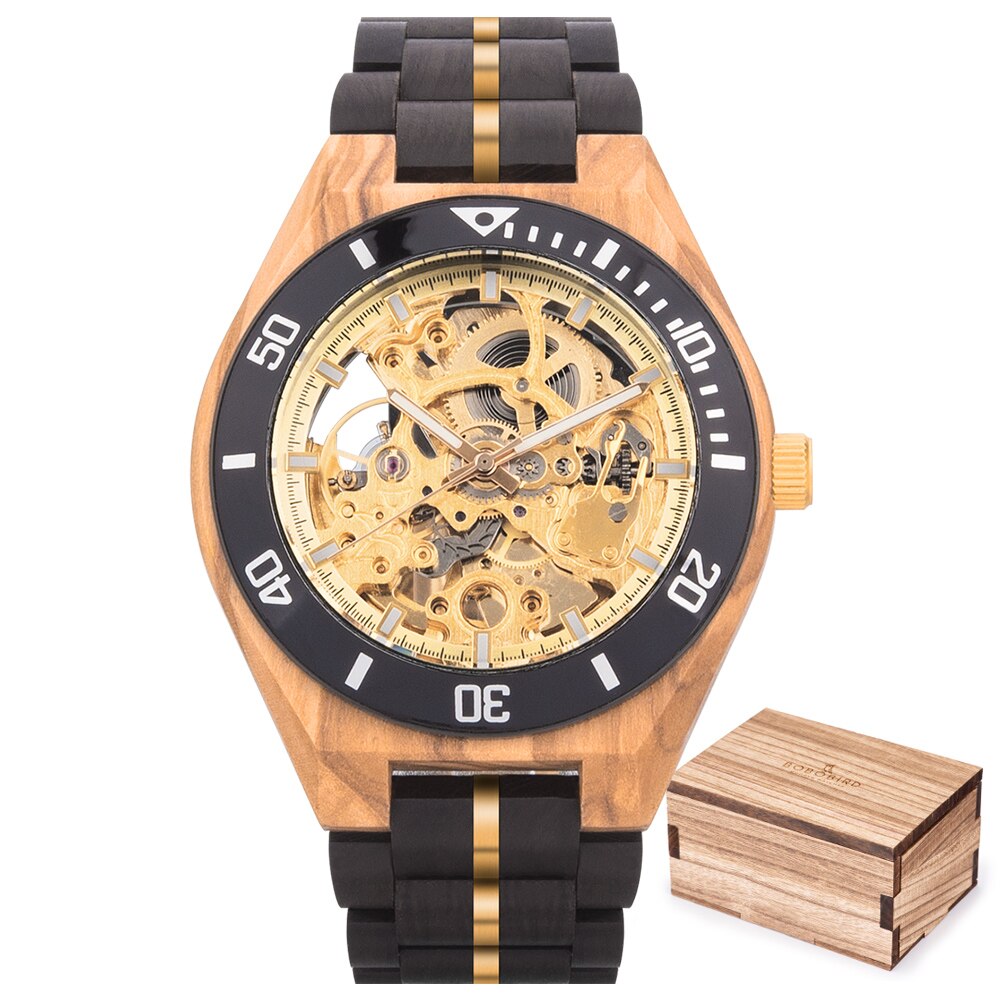 Wood Watch Men Luxury Brand Automatic