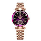 Watch for Women Luxury Jewelry Design Rose Gold Steel
