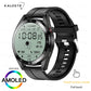 New AMOLED Screen Smart Watch Men Bluetooth Call 8G