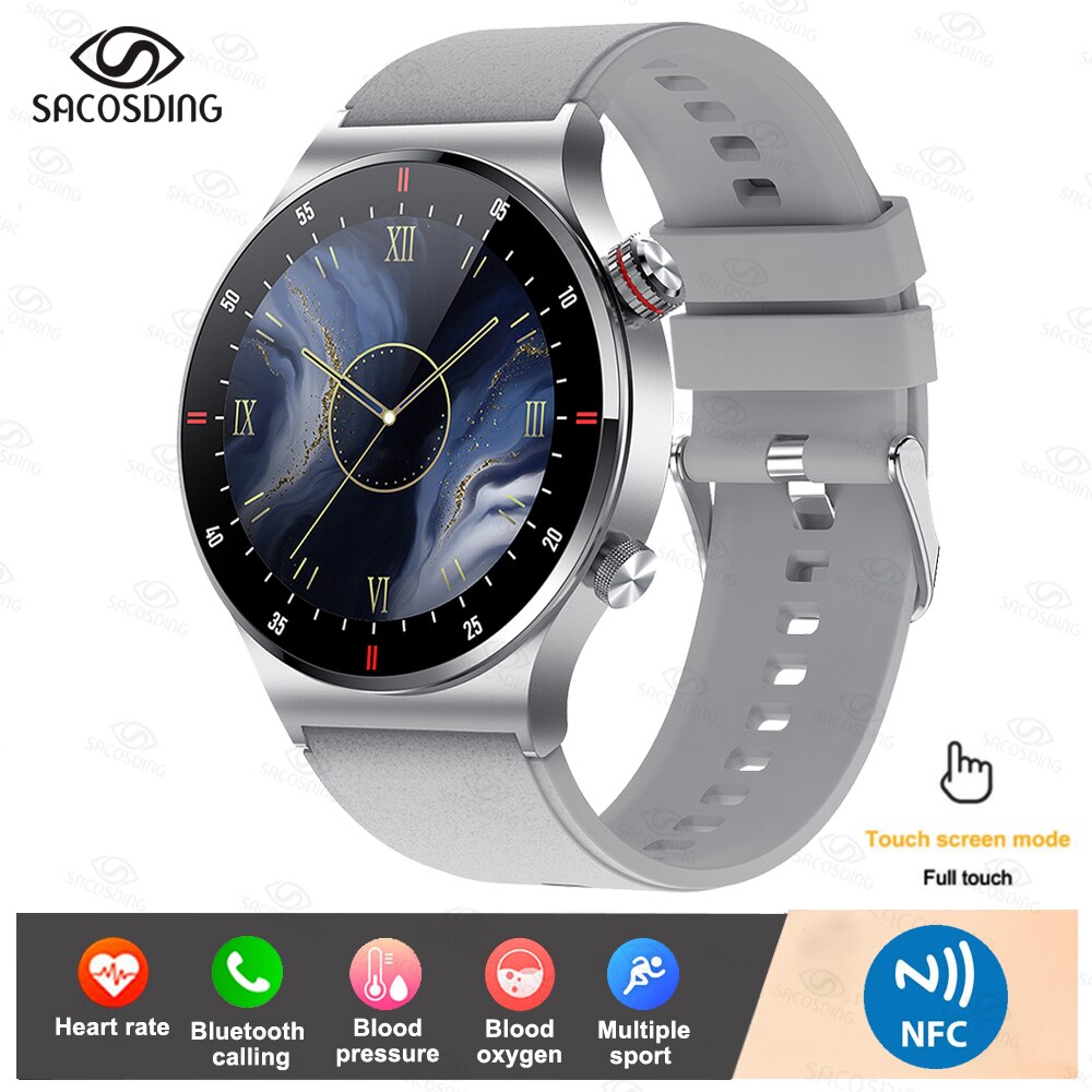 New Bluetooth Call Smart Watch Men Full Touch Screen Sports