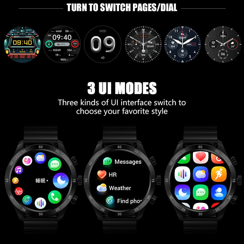 New Bluetooth Call Smart Watch Heart Rate