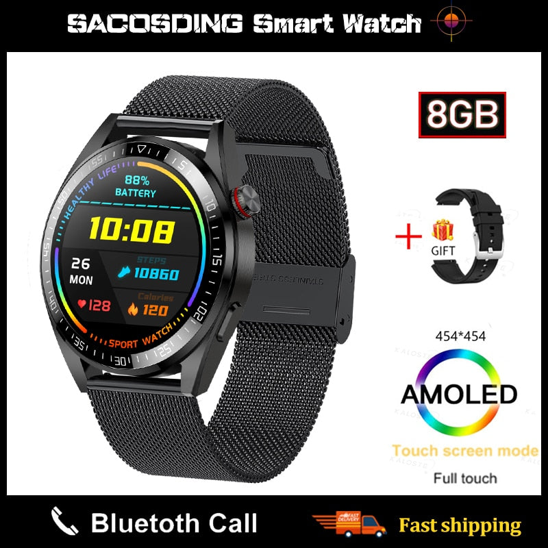 Smart Watch Men Always Display The Time Bluetooth Call
