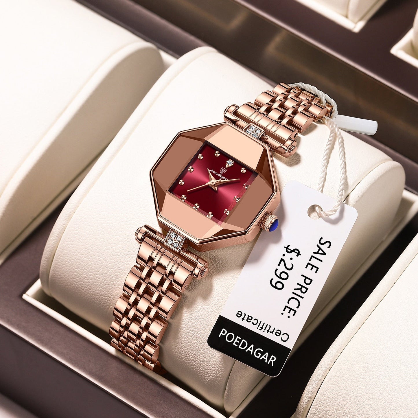 Women Watch Fashion Luxury Stainless Stain Waterproof