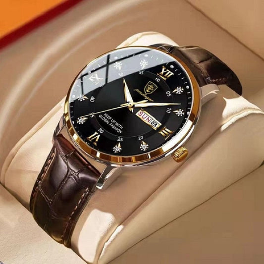 Men fashion ultra thin watches top quality luxury
