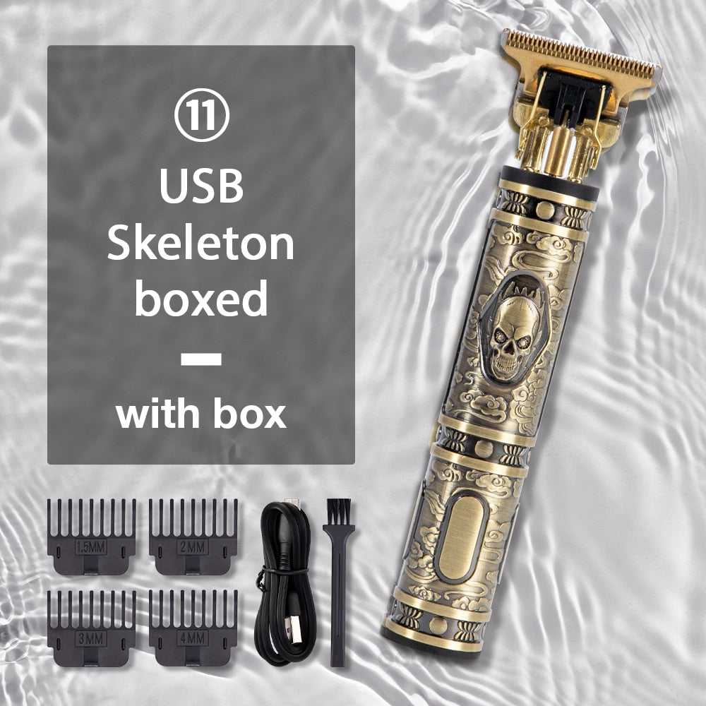 Hair Cutting Machine T9 Vintage Hair Trimmer for Men Barber Clippers