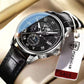 Men Watch 2022 New Fashion Leather Waterproof Luminous