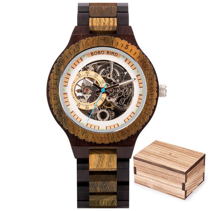 Wood Watch Men Luxury Brand Automatic