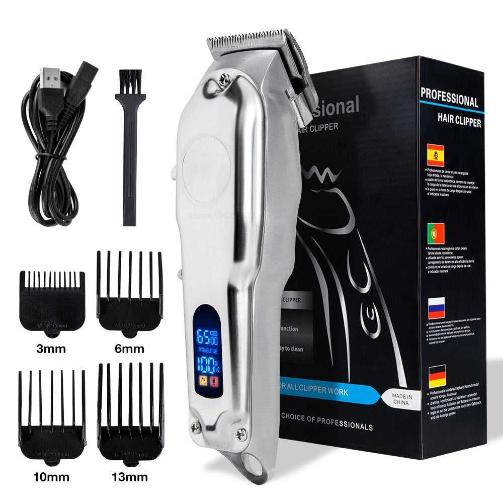 Hair Clipper Barber Dragon Hair Trimmer for Men Finishing Hair Cutting Machine