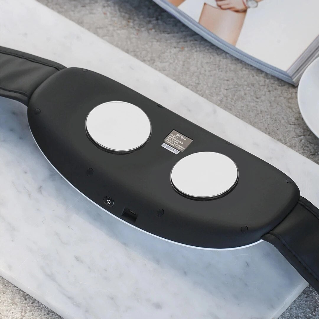 EMS double pulse kneading abdominal massager belly lnfrared thermal