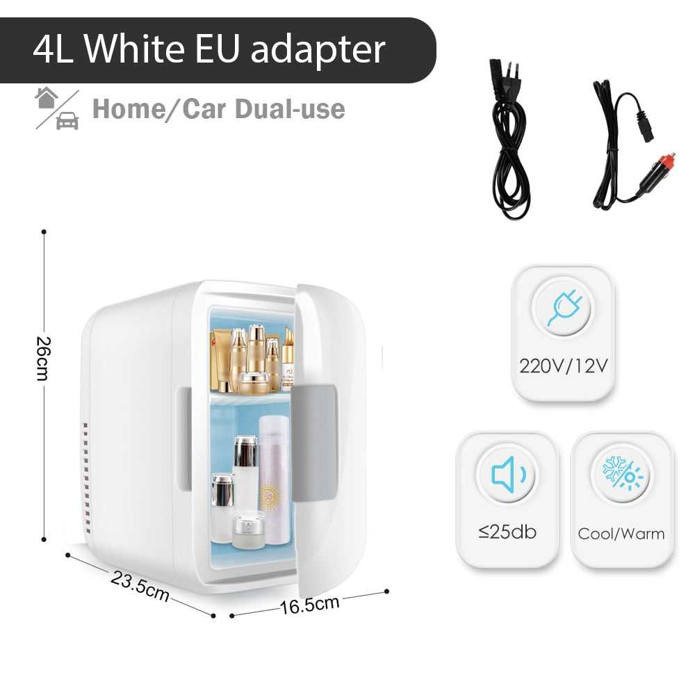 8L Refrigerator For Cosmetics With Mirror Mini Skincare Beauty