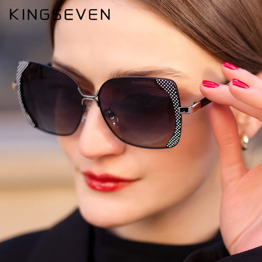 Design Polarized Gradient Lens Sunglasses For Women Butterfly