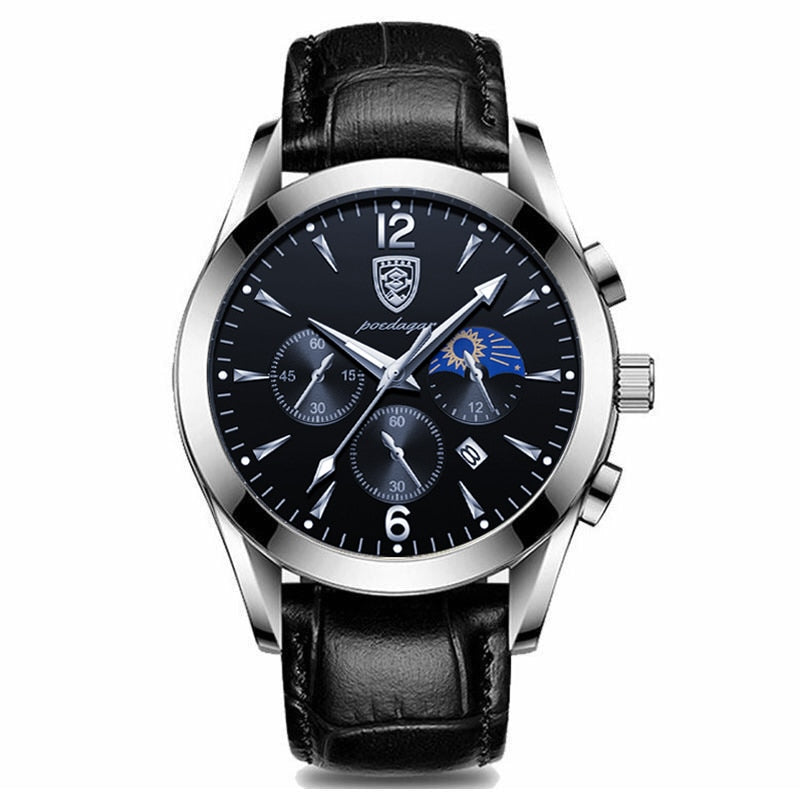 Men watch sport decoration function steel band waterproof