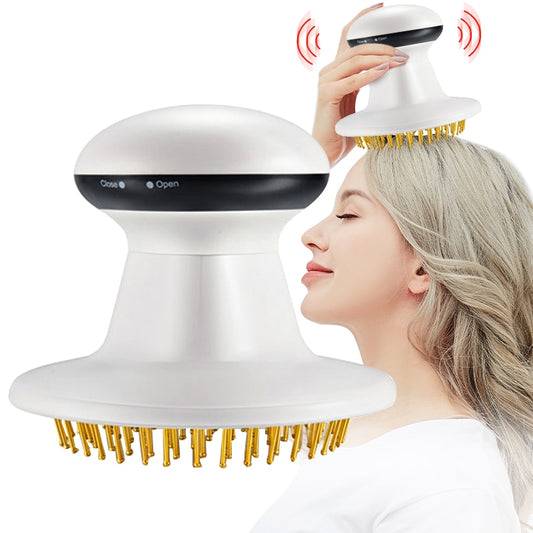 Electric Head Massager Vibrating Comb Hair Scalp - TEXVIN