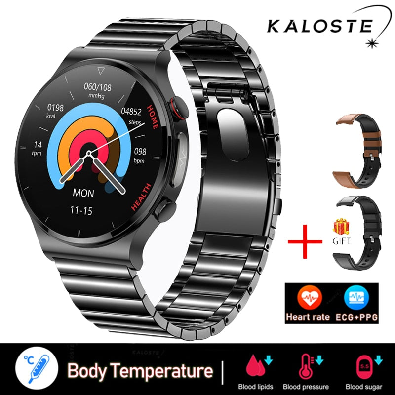 2022 New smart watch men laser health rate blood