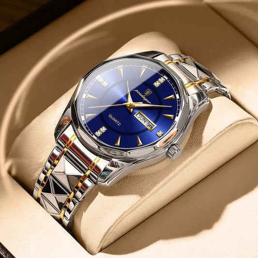 New Fashion Men Watches Stainless Steel Top Brand Luxury